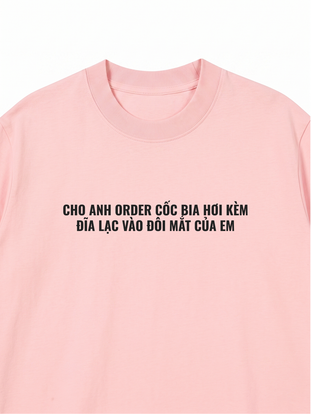 Áo Thun Relaxed Fit Cho Anh Order Cốc Bia