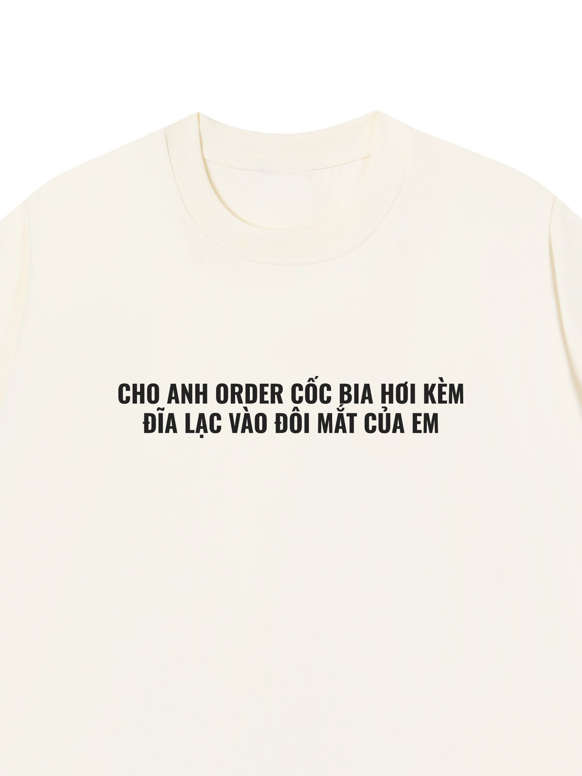 Áo Thun Relaxed Fit Cho Anh Order Cốc Bia