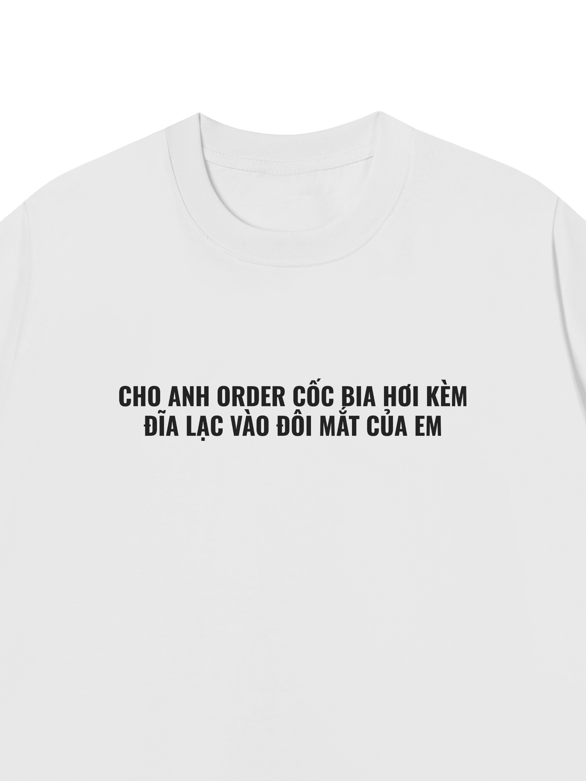 Áo Thun Relaxed Fit Cho Anh Order Cốc Bia