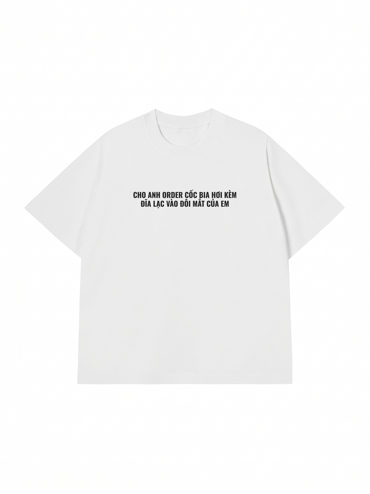 Áo Thun Relaxed Fit Cho Anh Order Cốc Bia