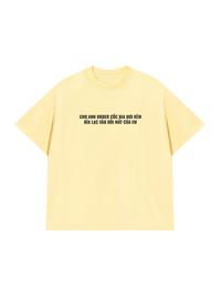 Áo Thun Relaxed Fit Cho Anh Order Cốc Bia