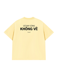 Áo Thun Relaxed Fit Có Say Cũng Không Về