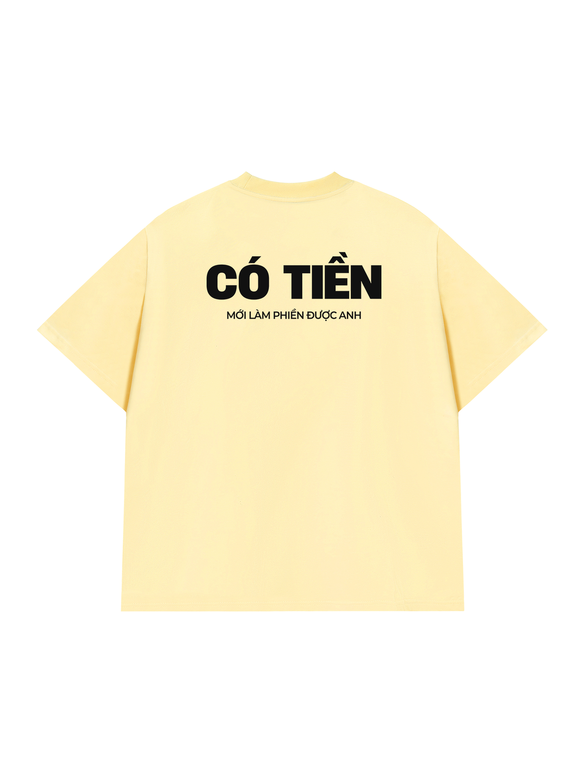 Áo Thun Relaxed Fit Có Tiền Mới Làm Phiền Được Anh