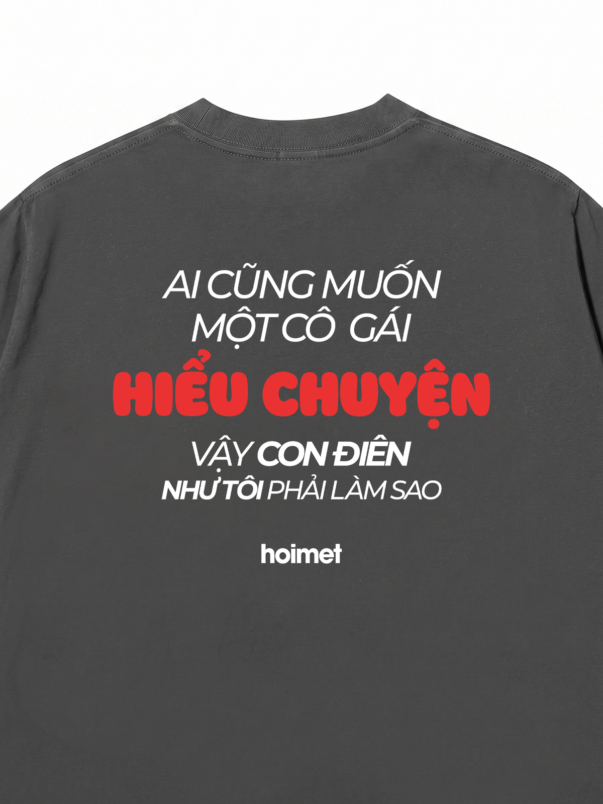 Áo Thun Relaxed Fit Con Điên