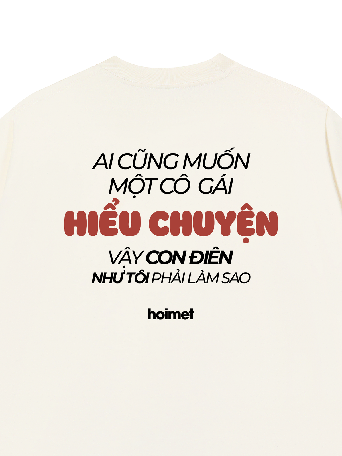 Áo Thun Relaxed Fit Con Điên