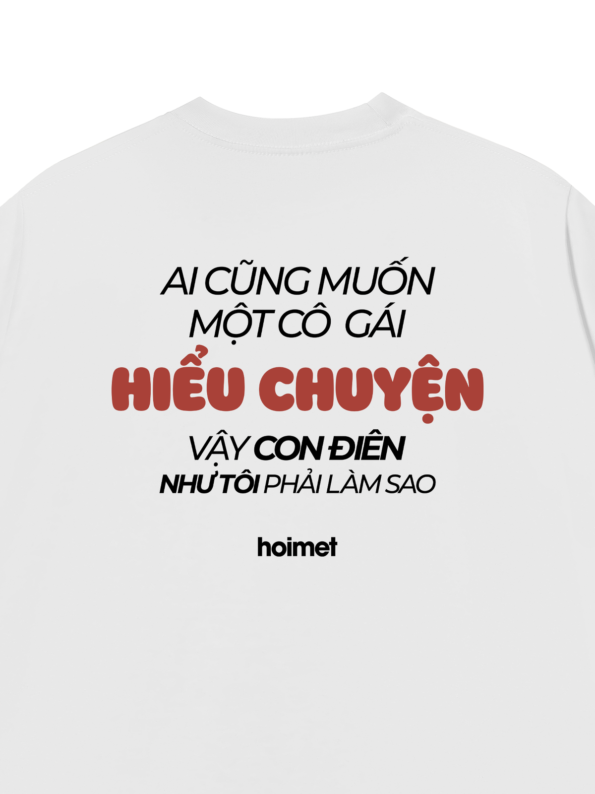 Áo Thun Relaxed Fit Con Điên