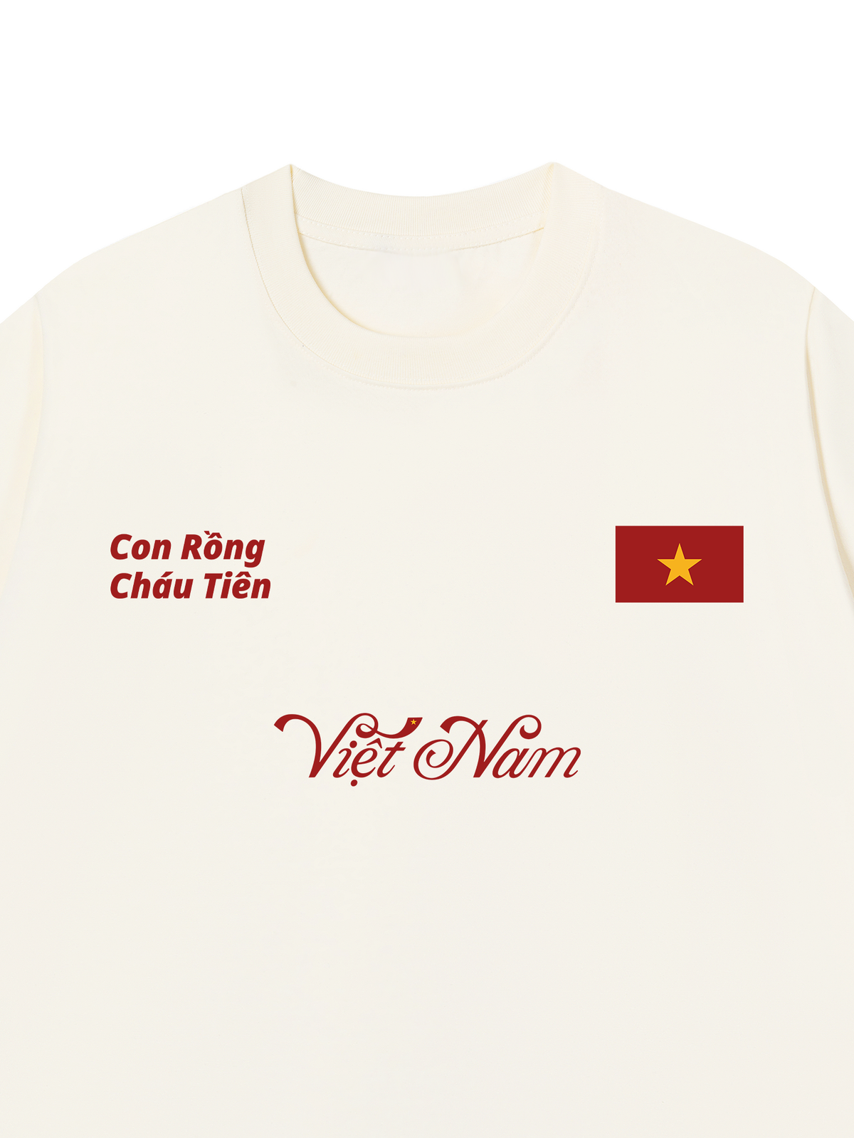 Áo Thun Relaxed Fit Con Rồng Cháu Tiên