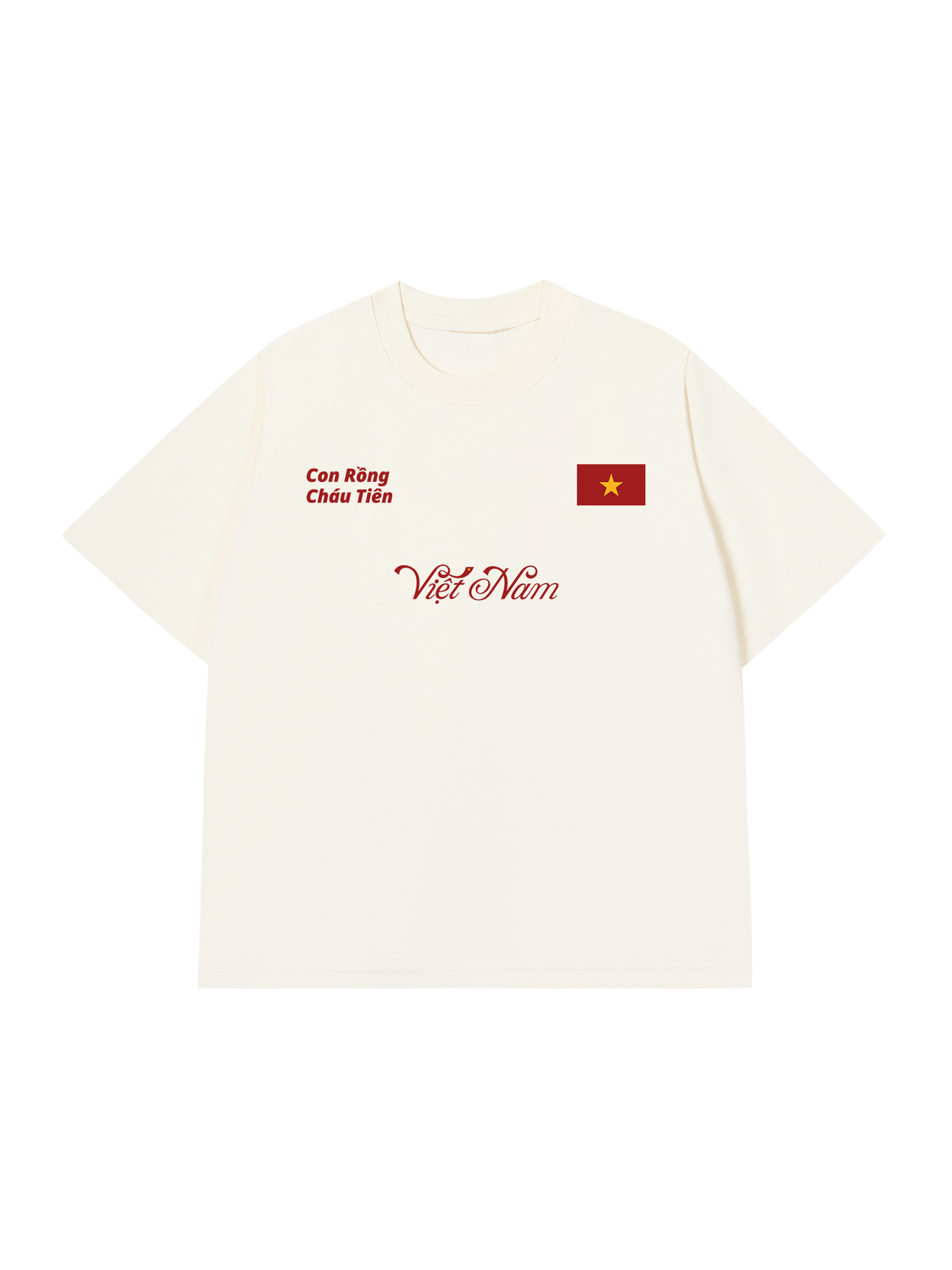 Áo Thun Relaxed Fit Con Rồng Cháu Tiên