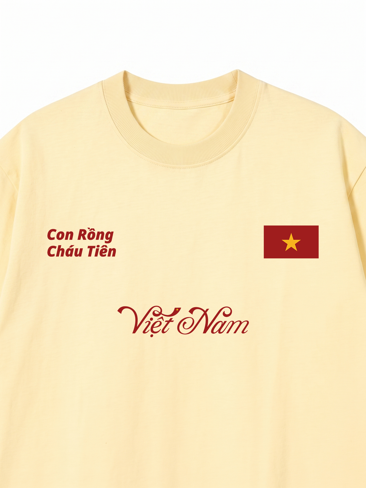 Áo Thun Relaxed Fit Con Rồng Cháu Tiên