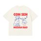 Áo Thun Relaxed Fit Con Sen Ngoan Đạo Chó