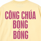 Áo Thun Relaxed Fit Công Chúa Bong Bóng