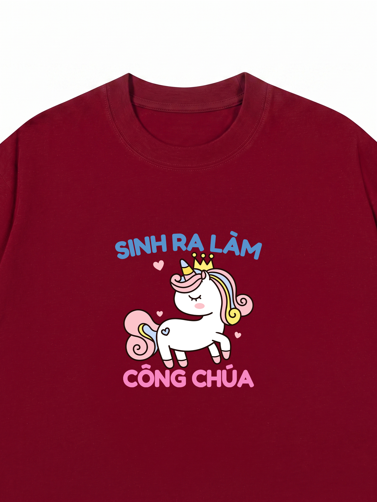 Áo Thun Relaxed Fit Công Chúa Làm Công Ăn Lương