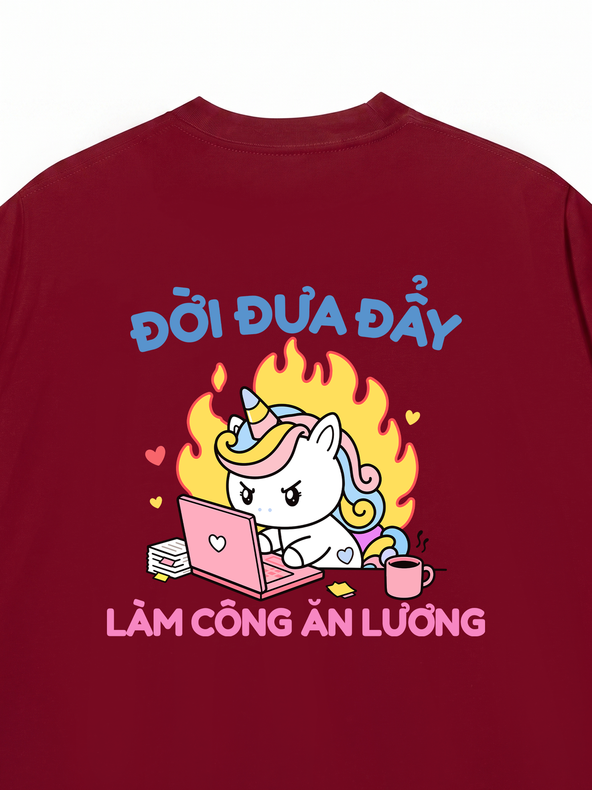Áo Thun Relaxed Fit Công Chúa Làm Công Ăn Lương
