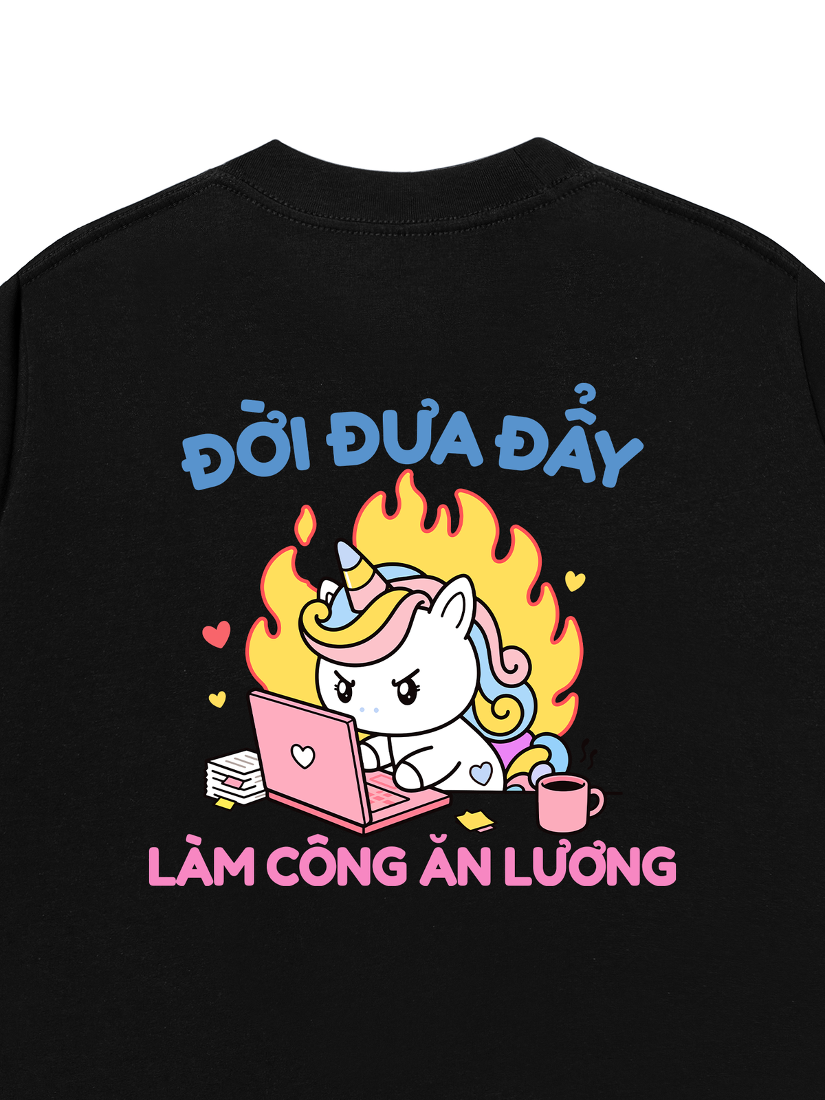 Áo Thun Relaxed Fit Công Chúa Làm Công Ăn Lương