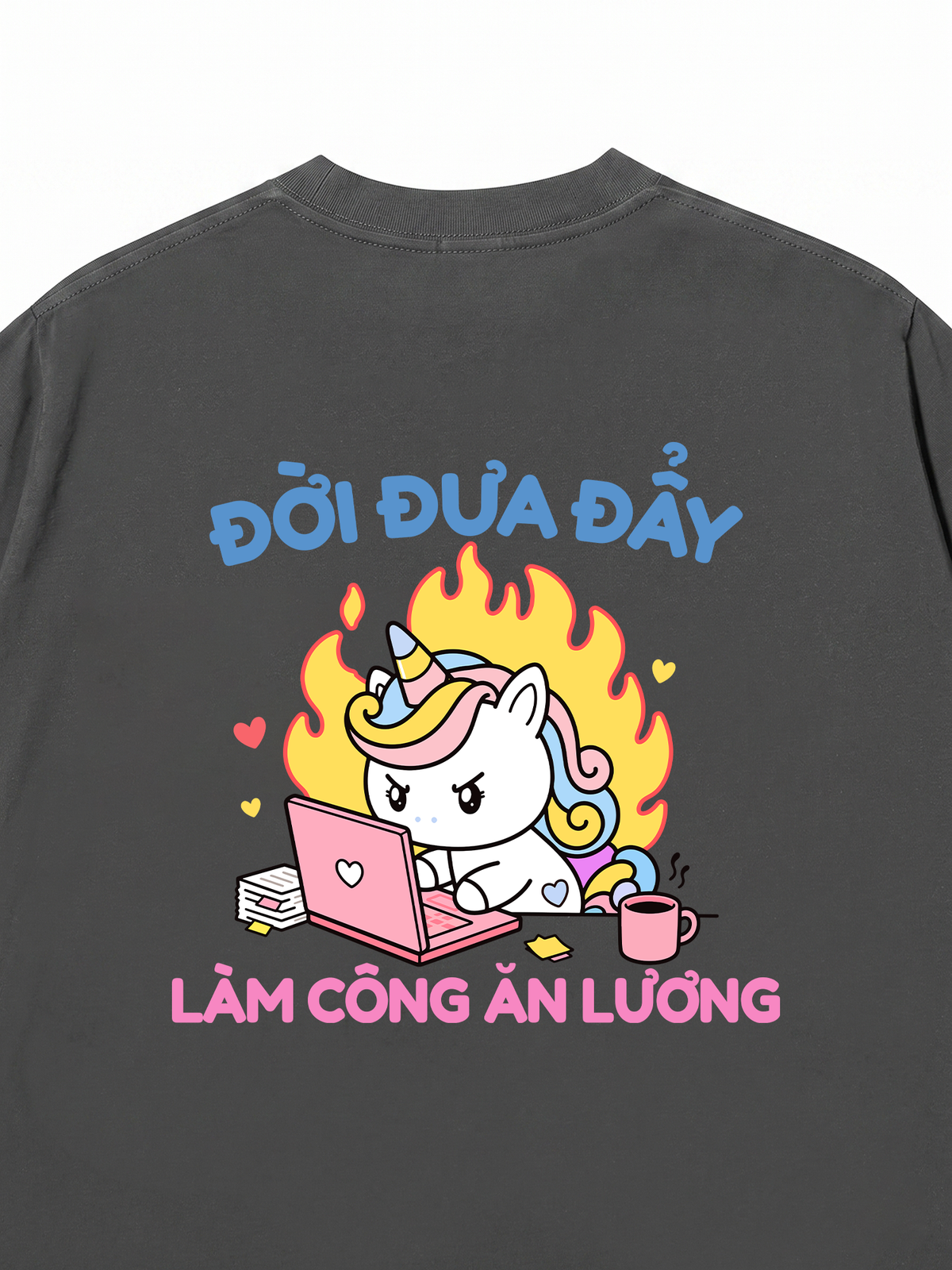 Áo Thun Relaxed Fit Công Chúa Làm Công Ăn Lương