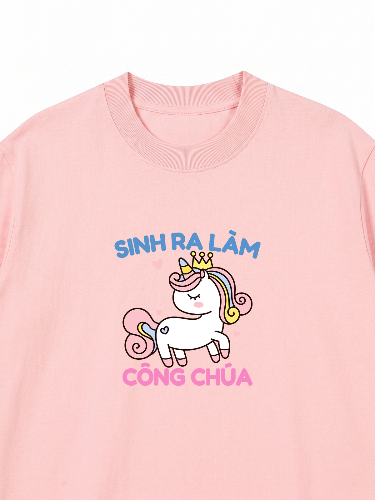 Áo Thun Relaxed Fit Công Chúa Làm Công Ăn Lương