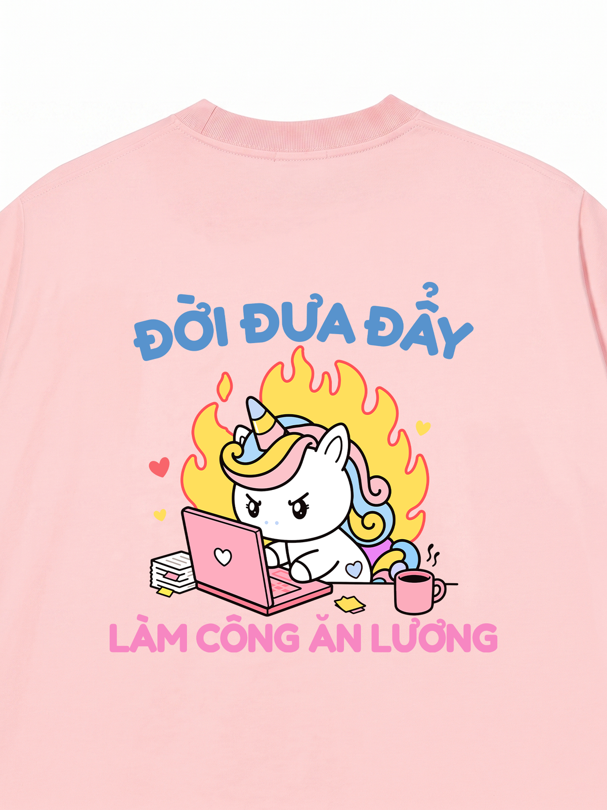 Áo Thun Relaxed Fit Công Chúa Làm Công Ăn Lương
