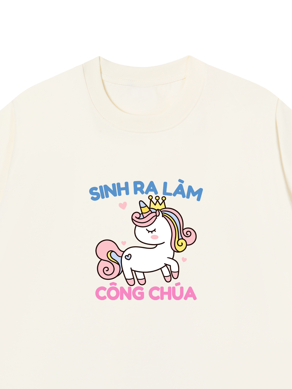 Áo Thun Relaxed Fit Công Chúa Làm Công Ăn Lương