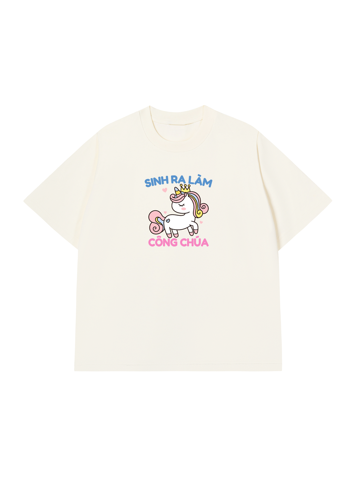 Áo Thun Relaxed Fit Công Chúa Làm Công Ăn Lương