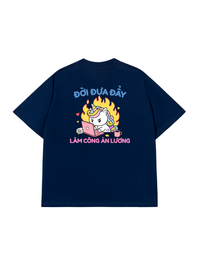 Áo Thun Relaxed Fit Công Chúa Làm Công Ăn Lương