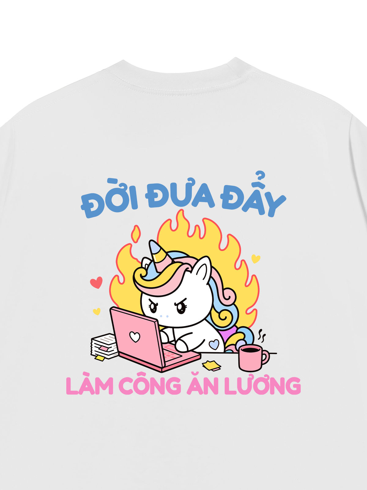 Áo Thun Relaxed Fit Công Chúa Làm Công Ăn Lương