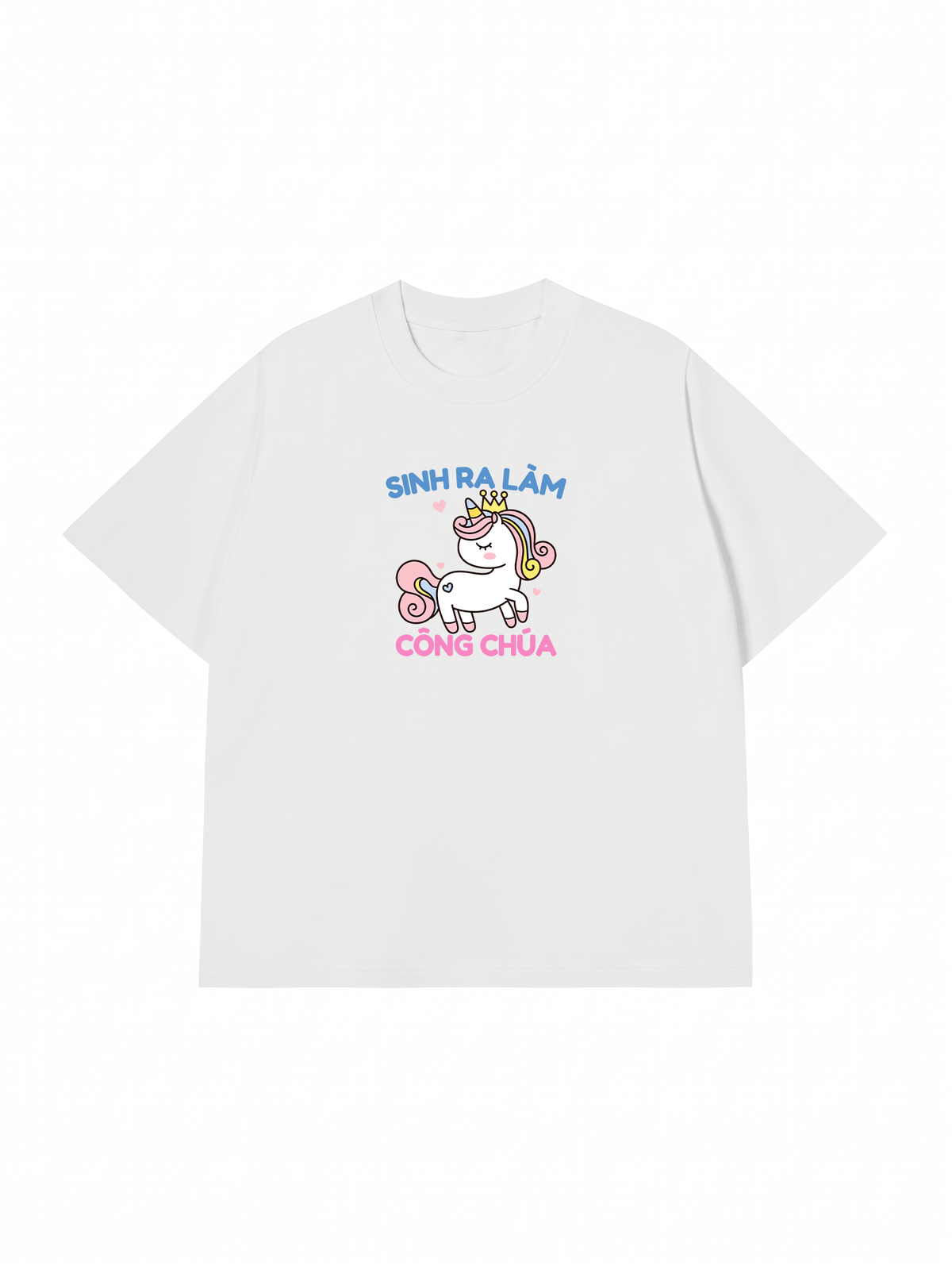 Áo Thun Relaxed Fit Công Chúa Làm Công Ăn Lương