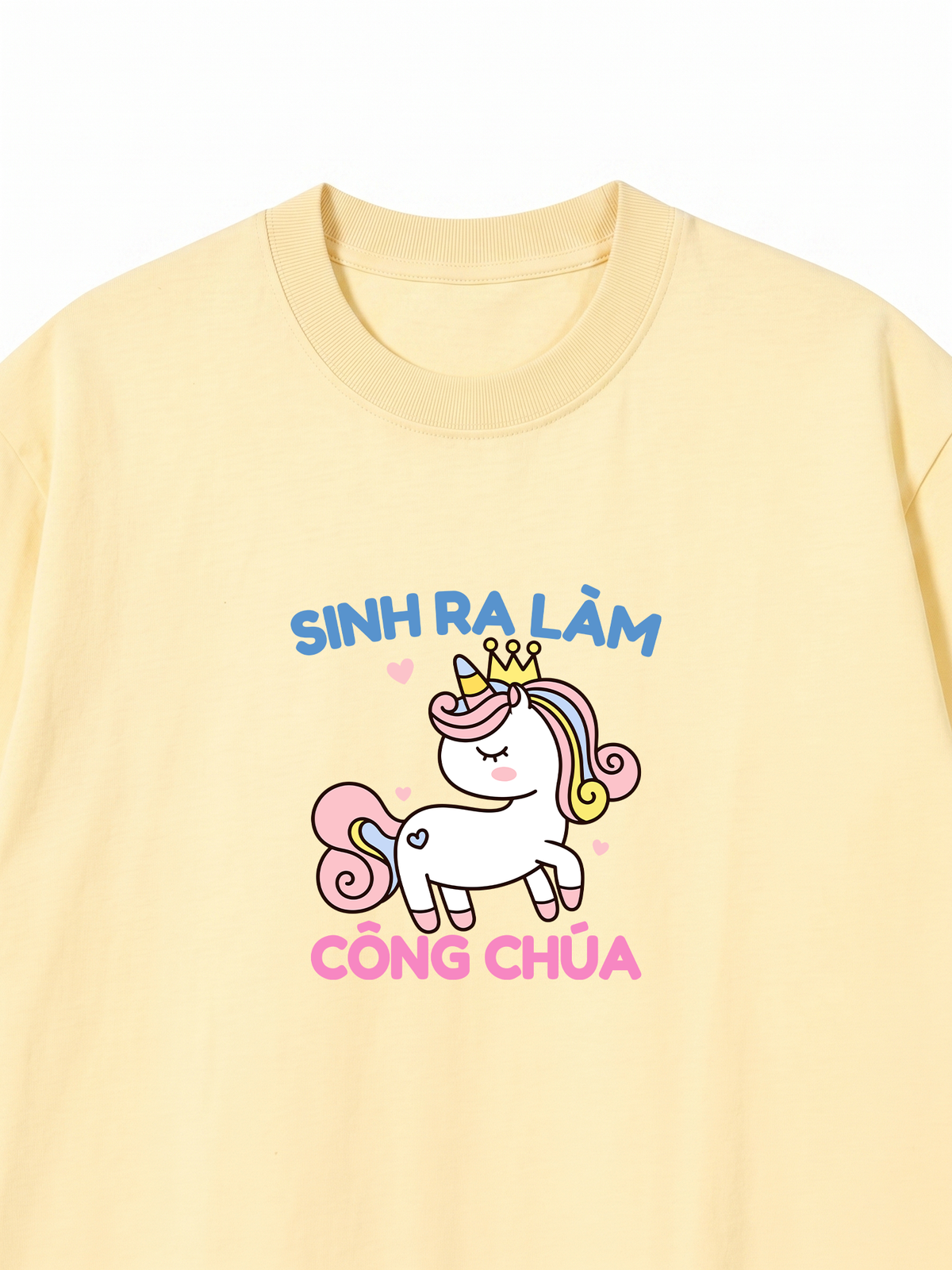 Áo Thun Relaxed Fit Công Chúa Làm Công Ăn Lương
