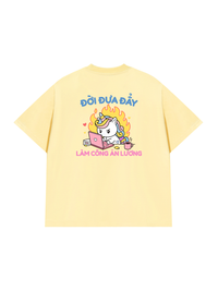 Áo Thun Relaxed Fit Công Chúa Làm Công Ăn Lương