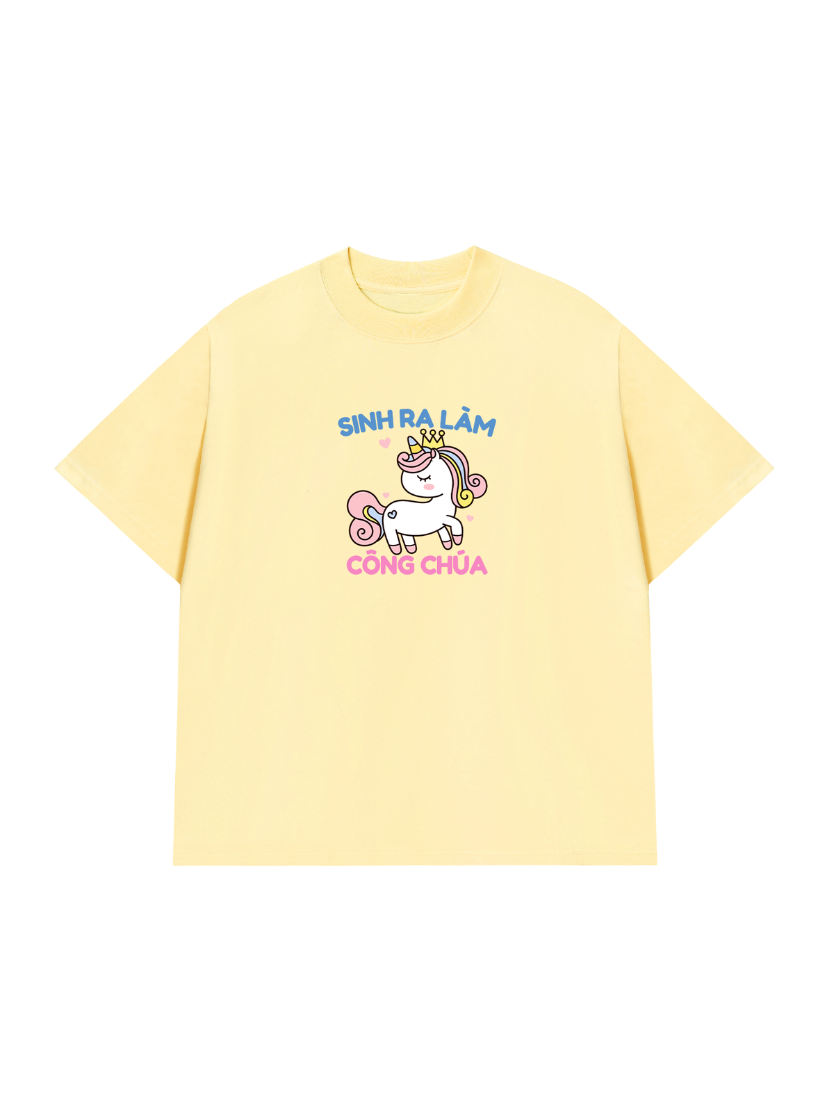 Áo Thun Relaxed Fit Công Chúa Làm Công Ăn Lương