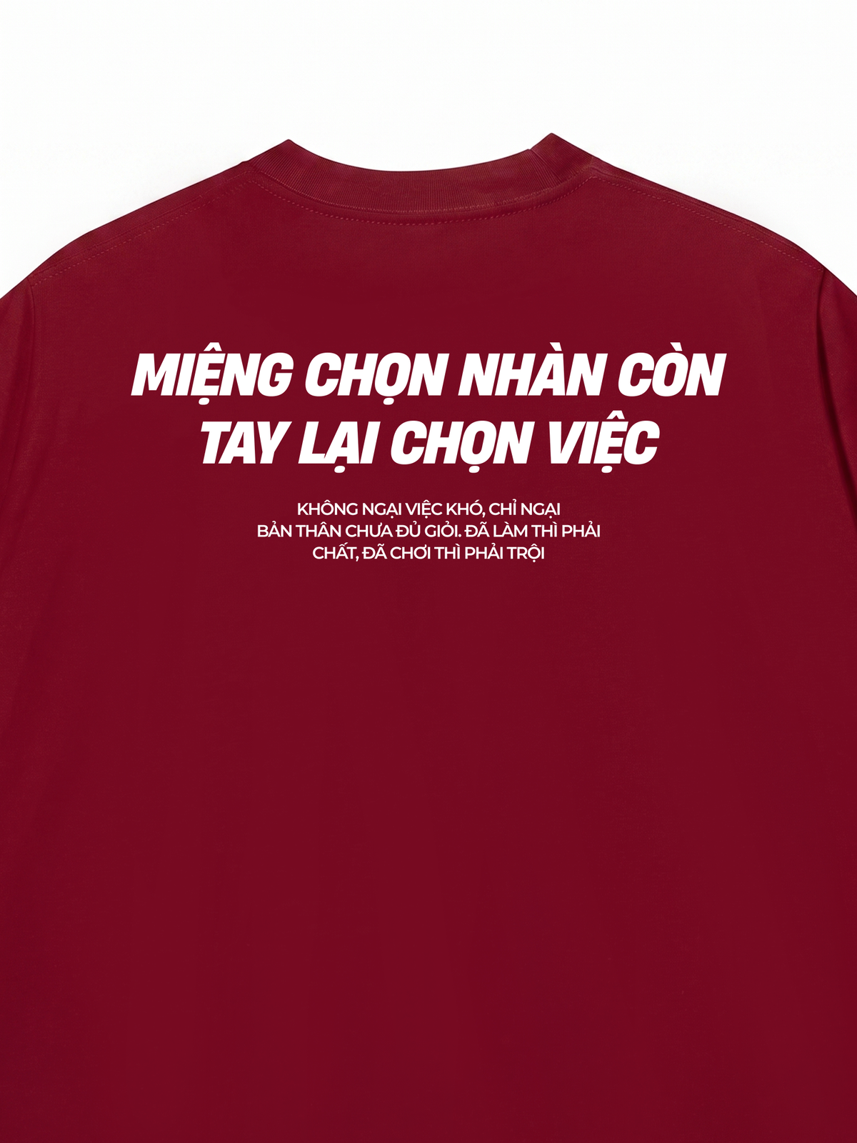 Áo Thun Relaxed Fit Miệng Chọn Nhàn Tay Chọn Việc