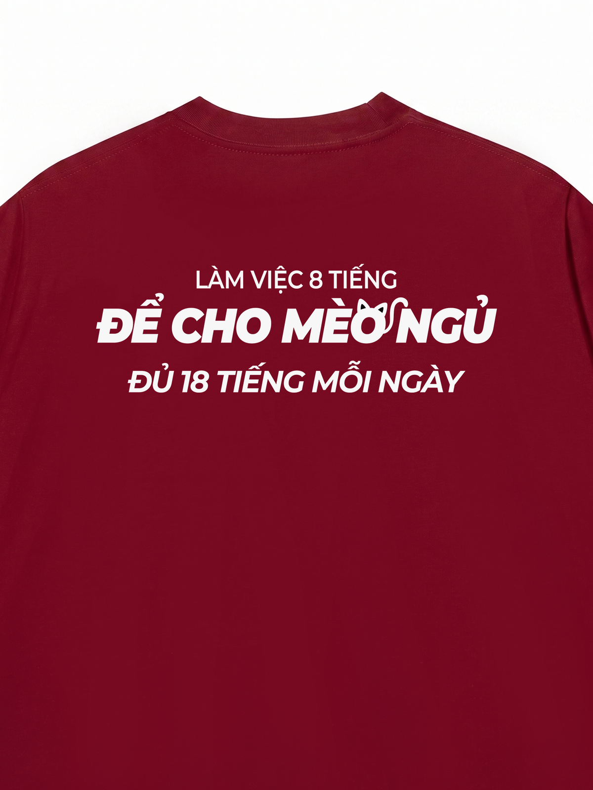 Áo Thun Relaxed Fit Để Cho Mèo Ngủ
