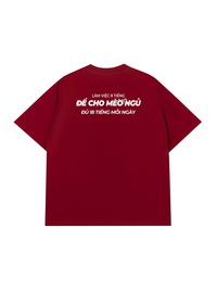 Áo Thun Relaxed Fit Để Cho Mèo Ngủ