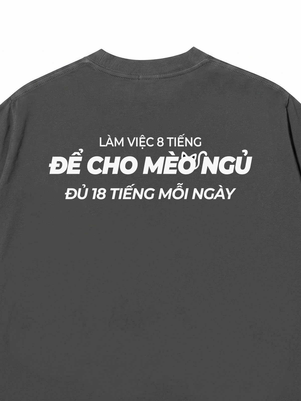 Áo Thun Relaxed Fit Để Cho Mèo Ngủ