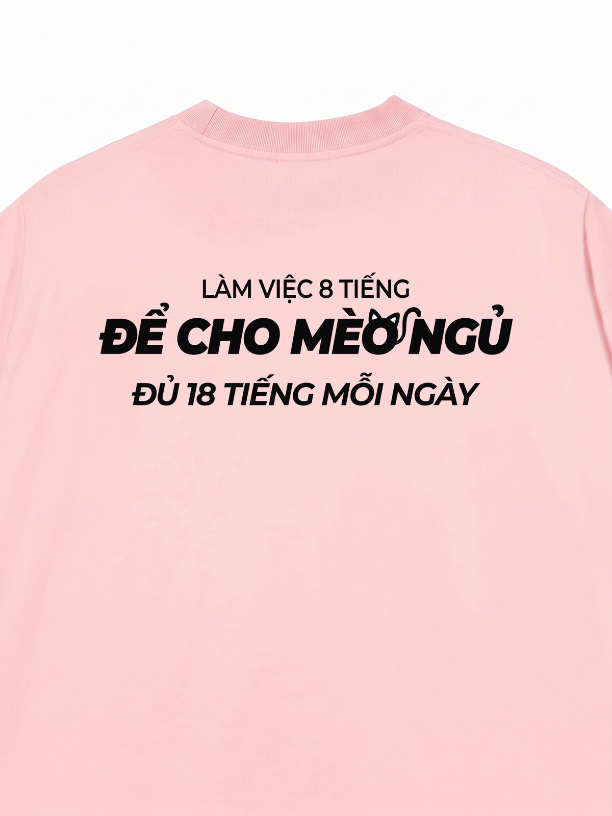 Áo Thun Relaxed Fit Để Cho Mèo Ngủ