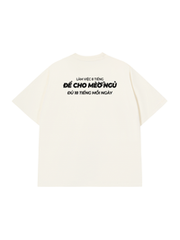 Áo Thun Relaxed Fit Để Cho Mèo Ngủ