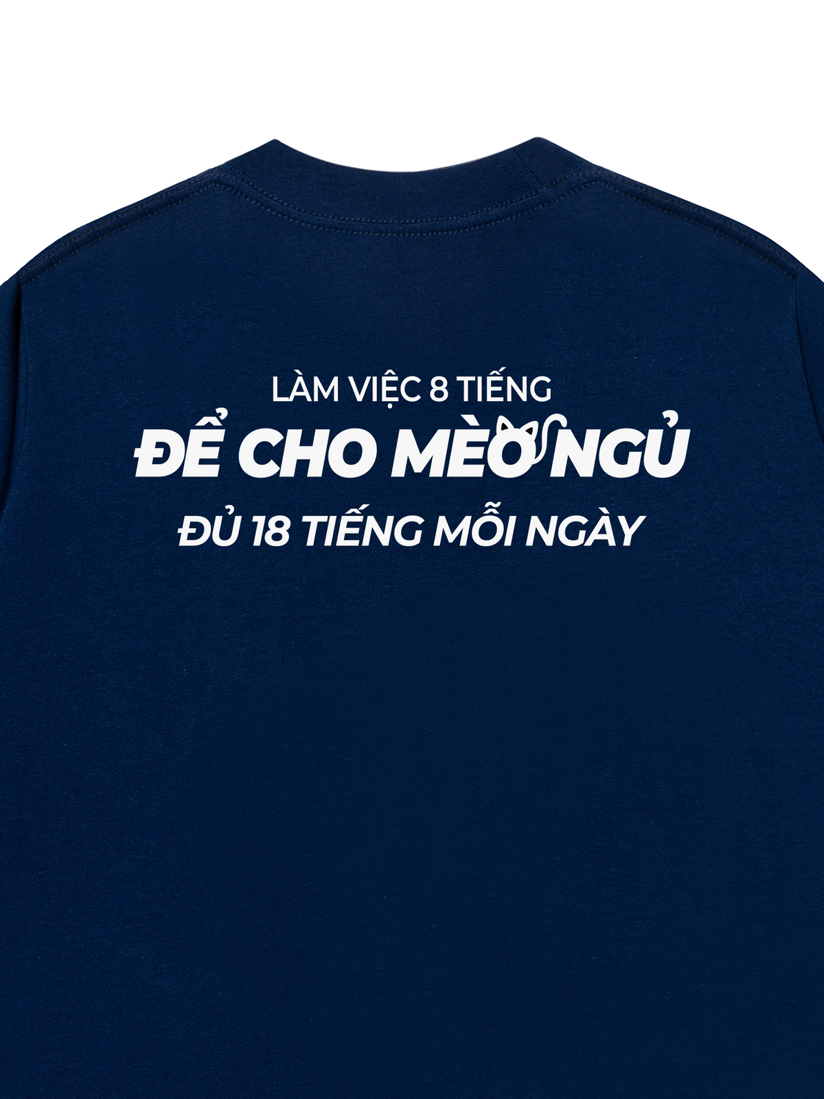 Áo Thun Relaxed Fit Để Cho Mèo Ngủ