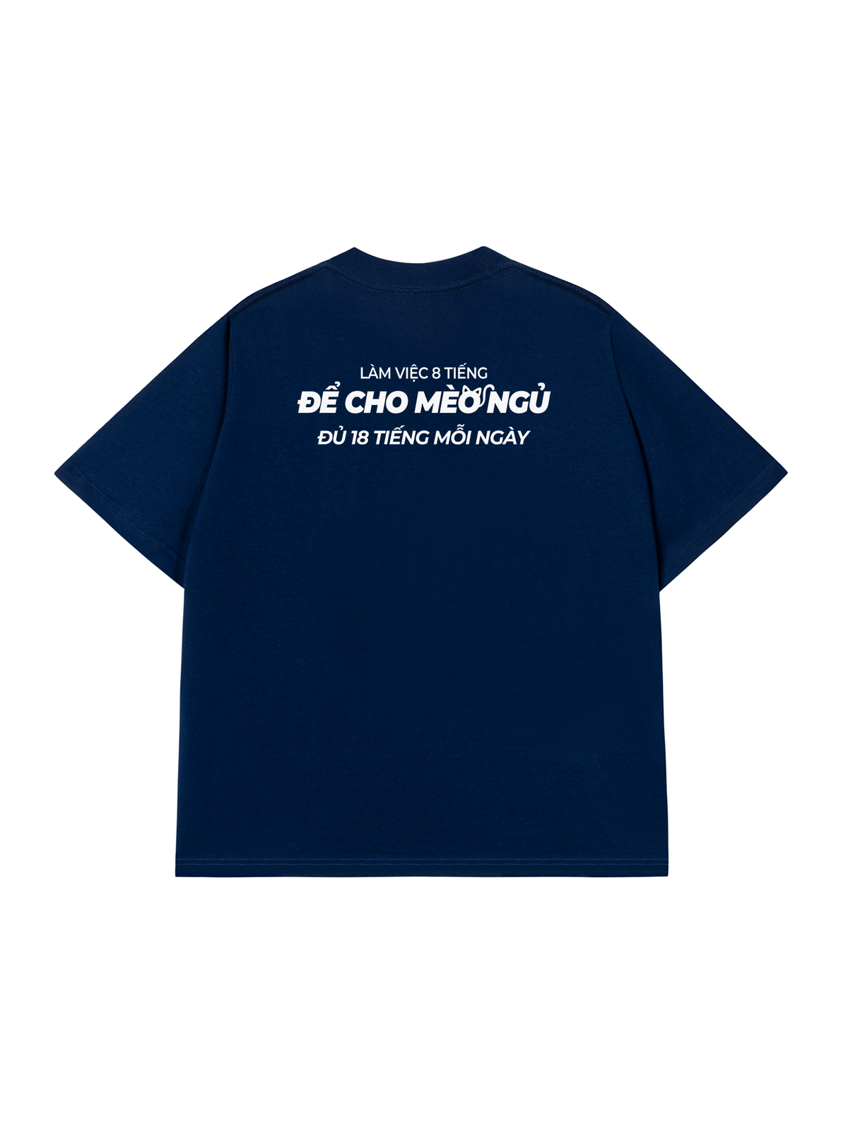 Áo Thun Relaxed Fit Để Cho Mèo Ngủ