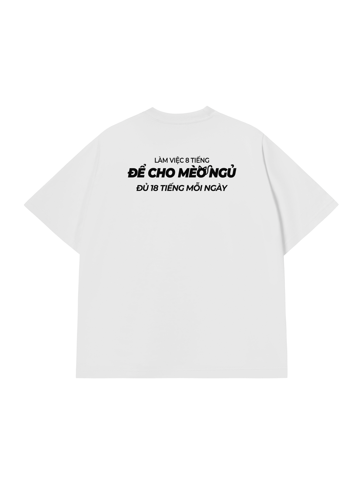 Áo Thun Relaxed Fit Để Cho Mèo Ngủ