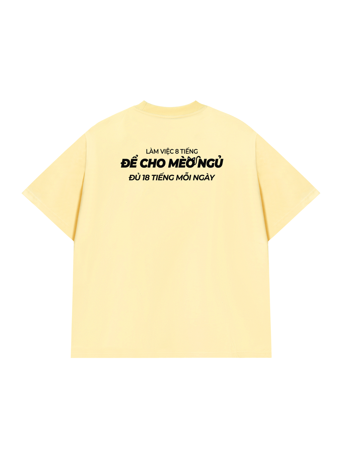 Áo Thun Relaxed Fit Để Cho Mèo Ngủ