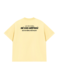 Áo Thun Relaxed Fit Để Cho Mèo Ngủ
