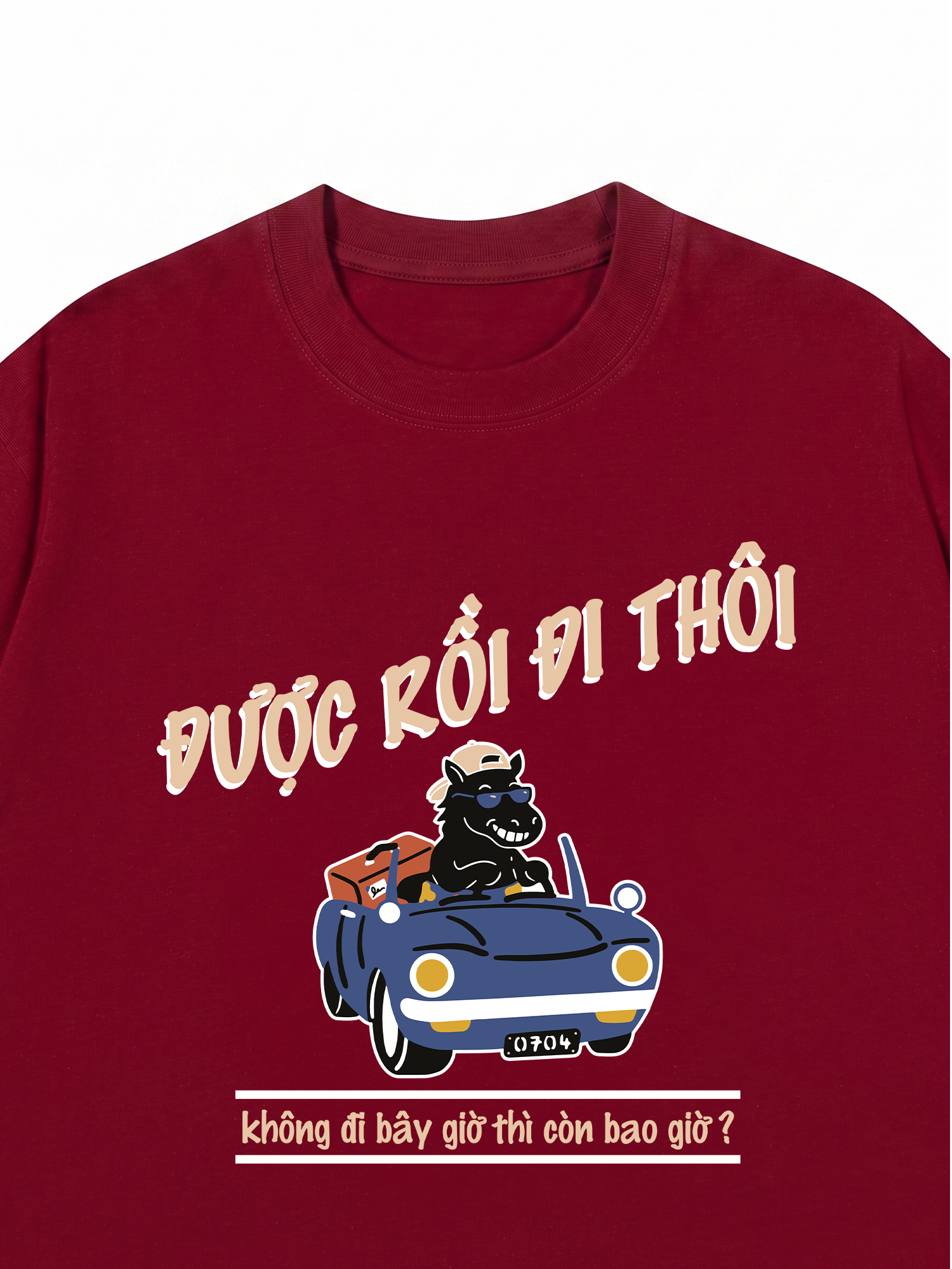 Áo Thun Relaxed Fit Được Rồi Đi Thôi
