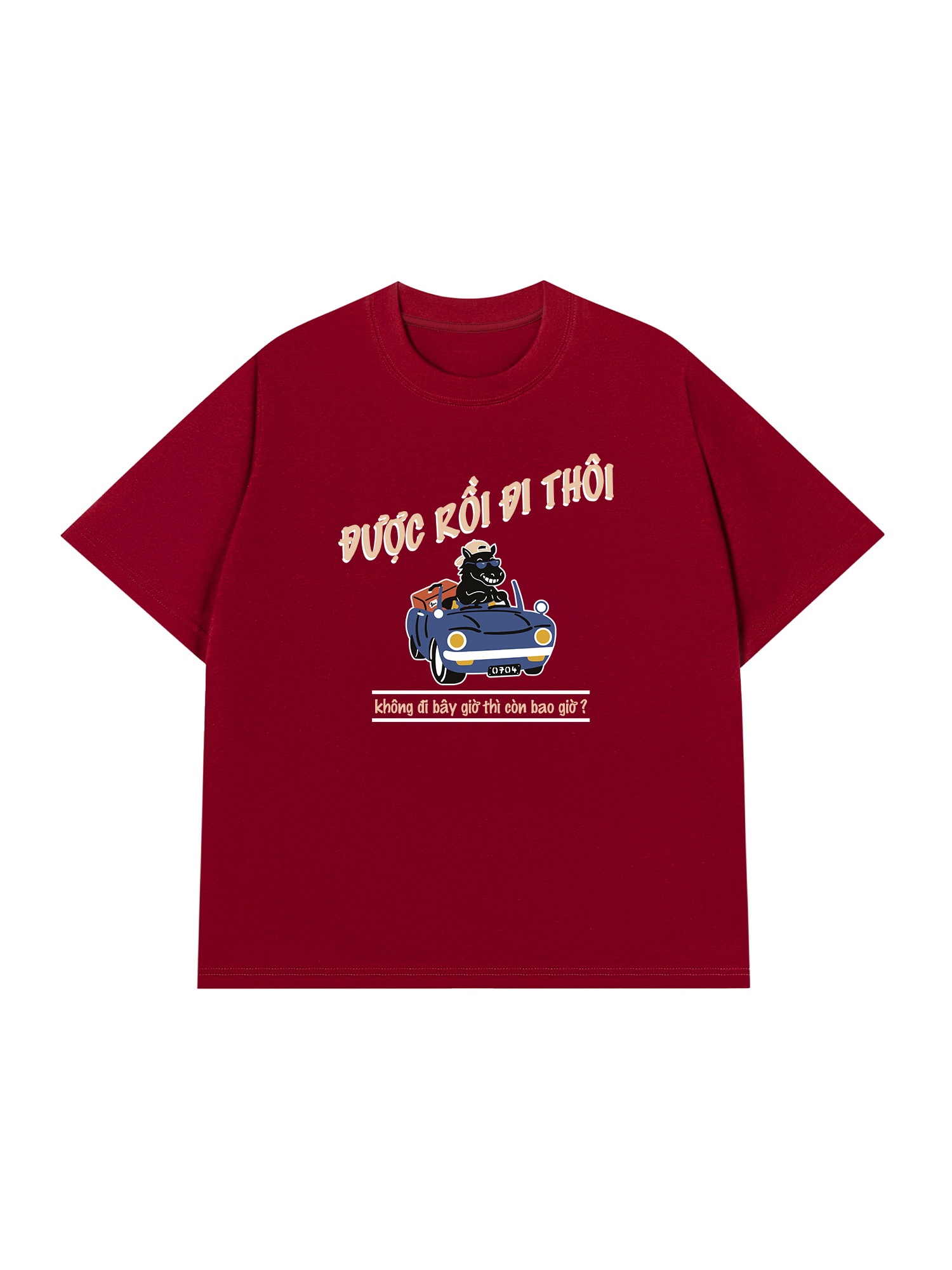 Áo Thun Relaxed Fit Được Rồi Đi Thôi