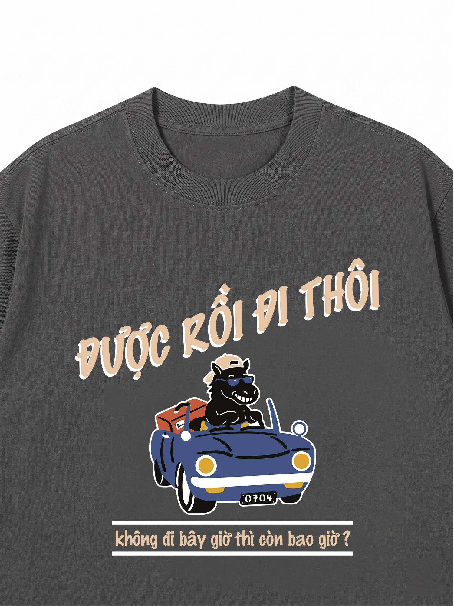 Áo Thun Relaxed Fit Được Rồi Đi Thôi