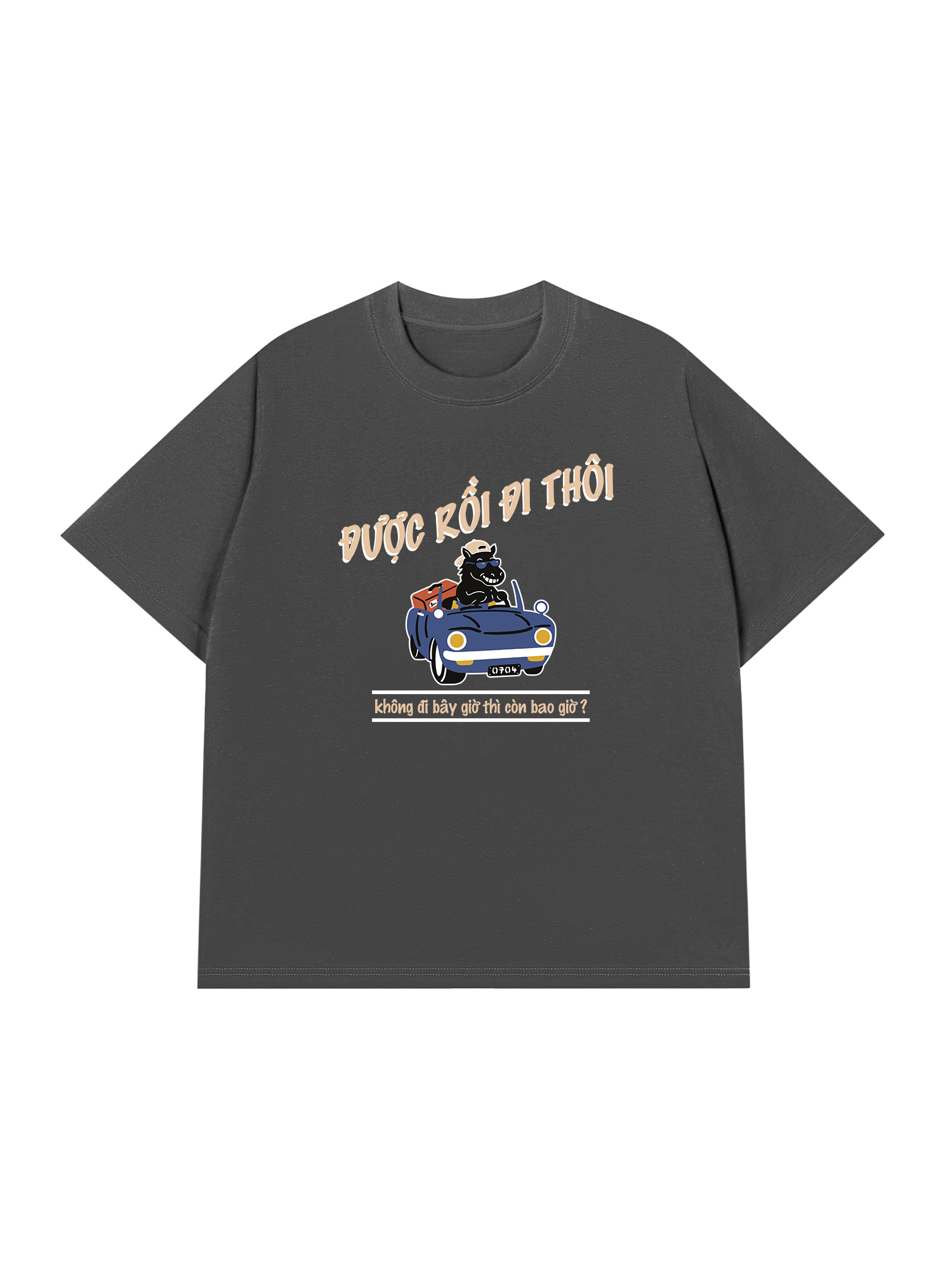 Áo Thun Relaxed Fit Được Rồi Đi Thôi