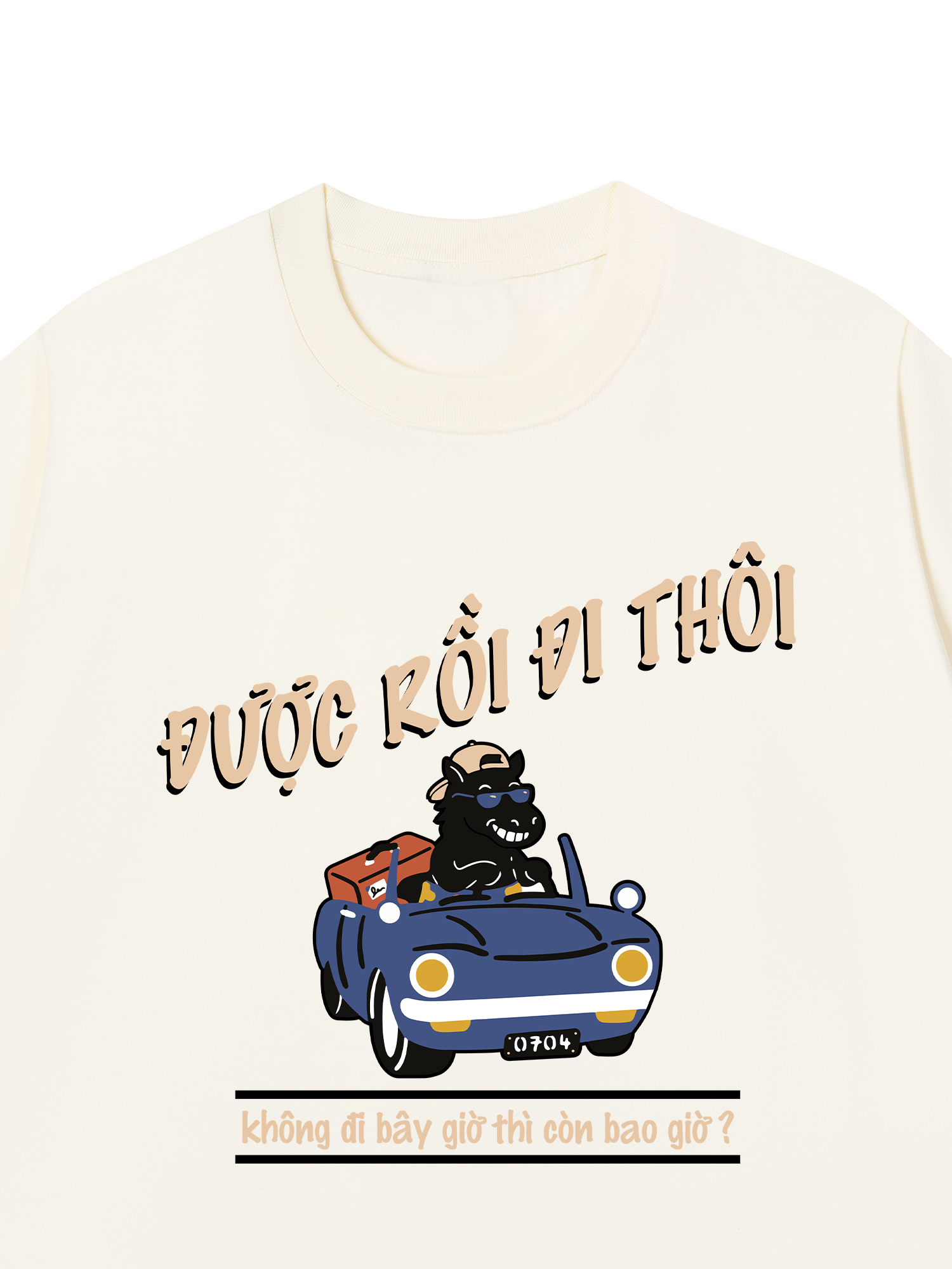 Áo Thun Relaxed Fit Được Rồi Đi Thôi