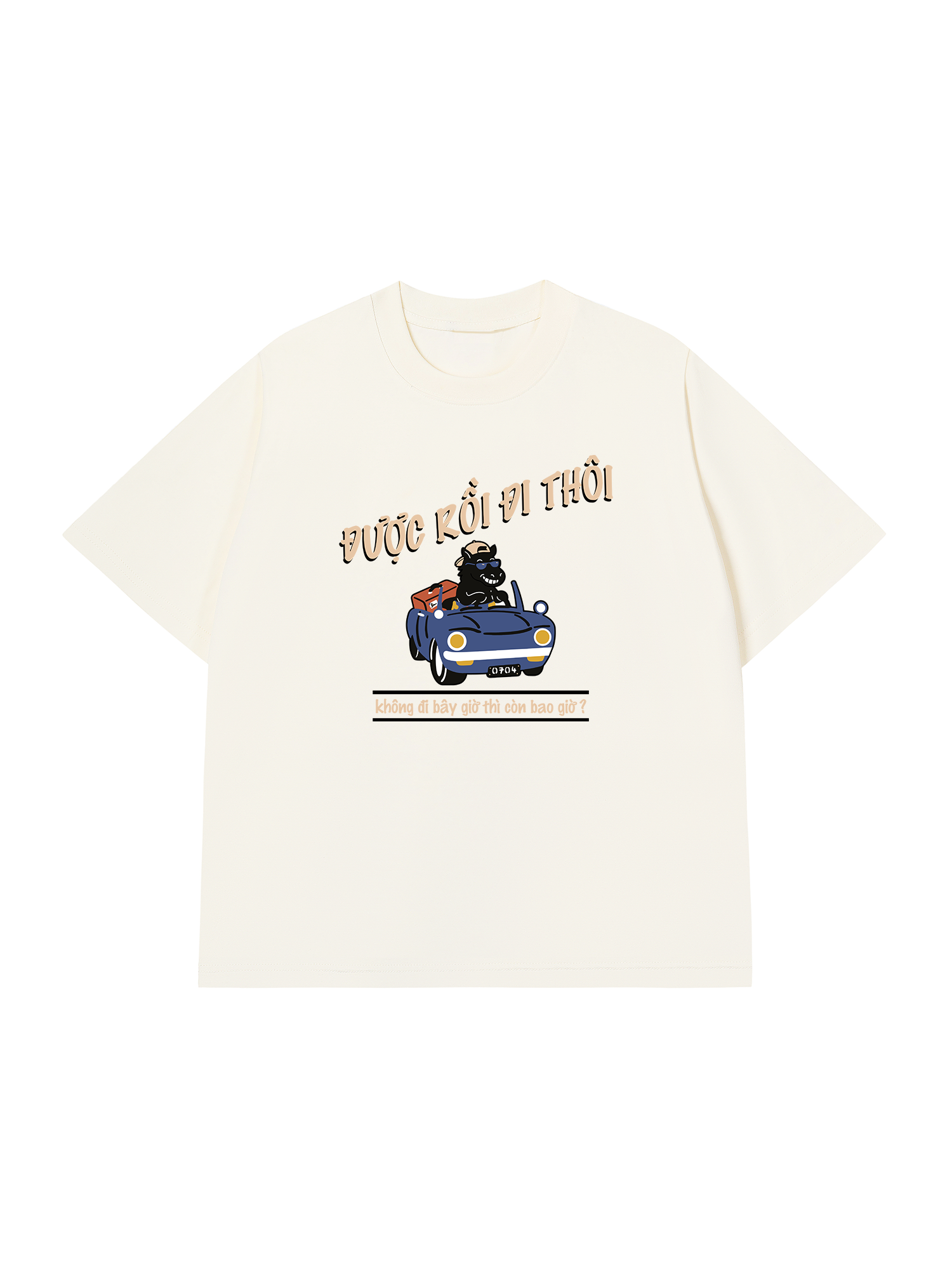 Áo Thun Relaxed Fit Được Rồi Đi Thôi