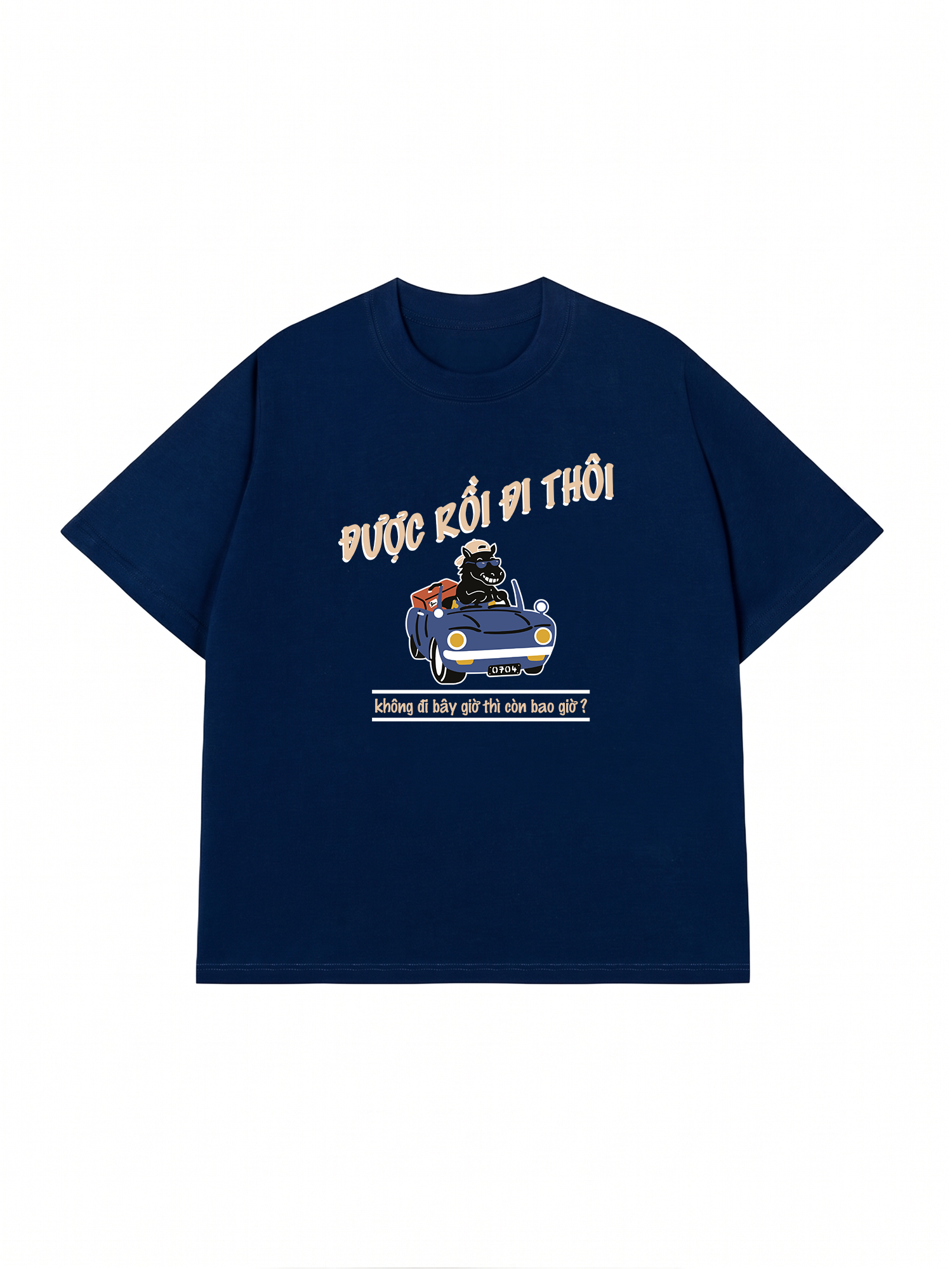 Áo Thun Relaxed Fit Được Rồi Đi Thôi