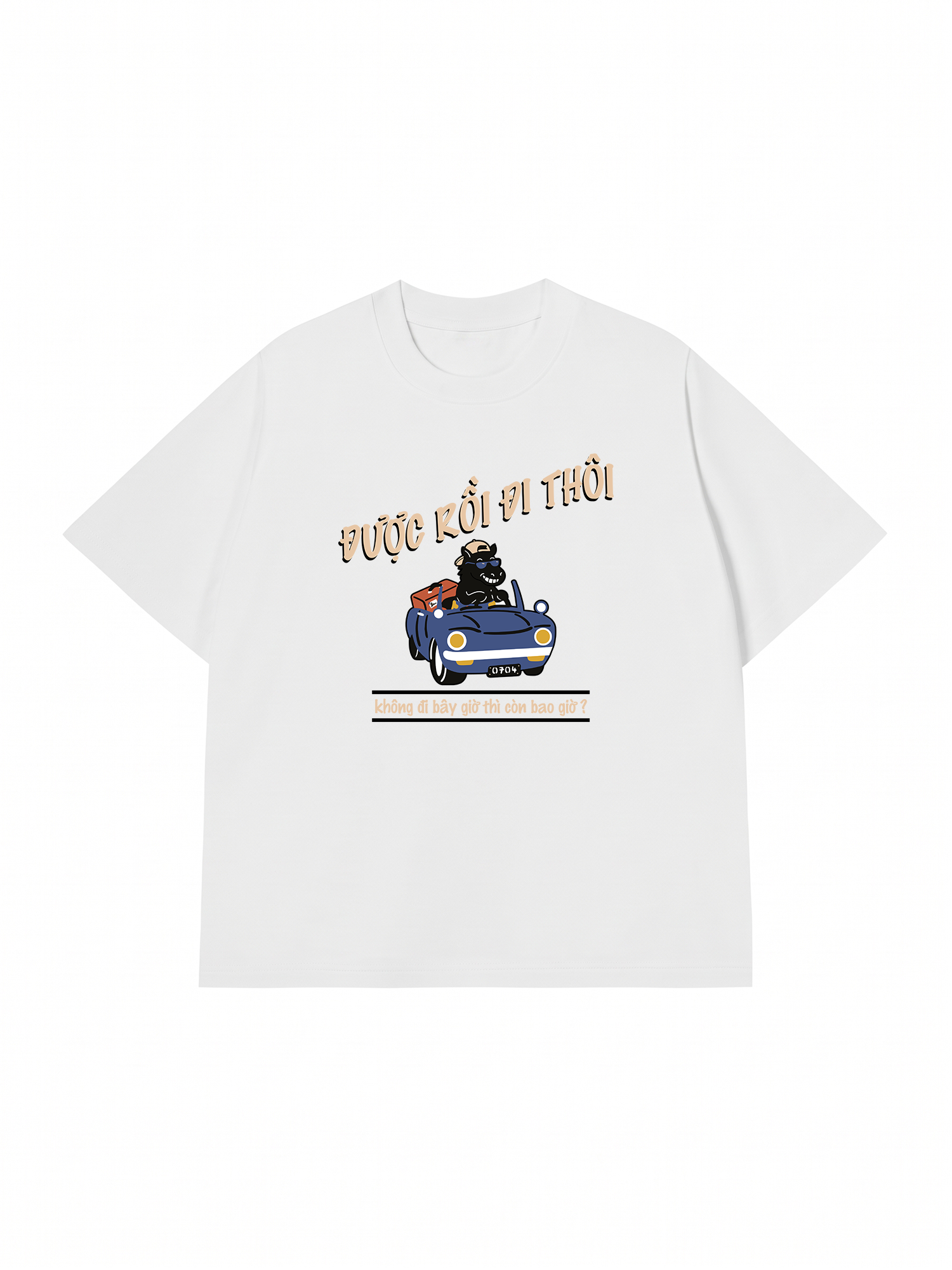 Áo Thun Relaxed Fit Được Rồi Đi Thôi