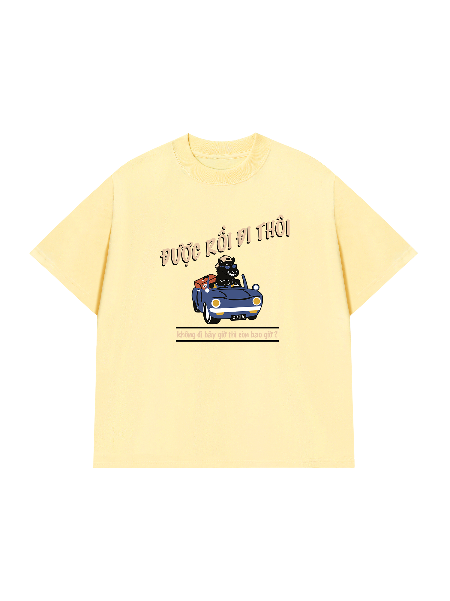 Áo Thun Relaxed Fit Được Rồi Đi Thôi