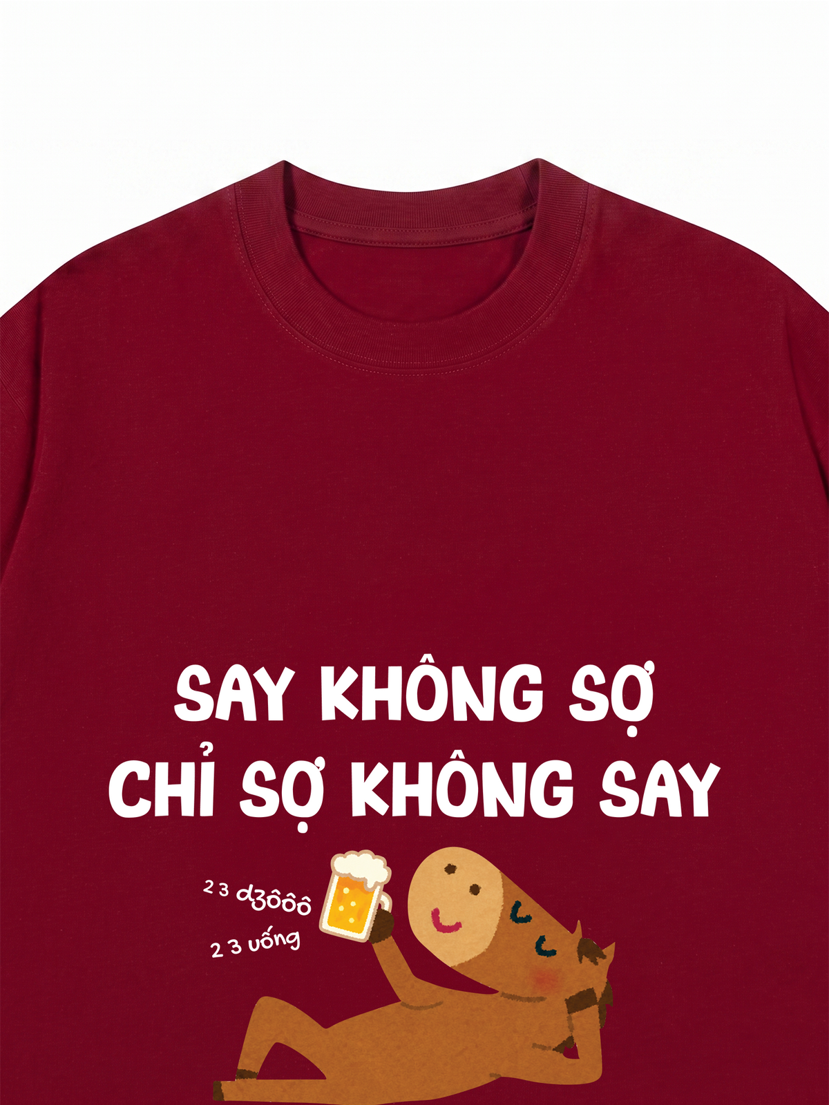Áo Thun Relaxed Fit Say Không Sợ